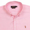 RL Pink R Embroidered logo Casual Shirt