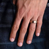 Angular Steel Ring (Black, Silver, Golden)
