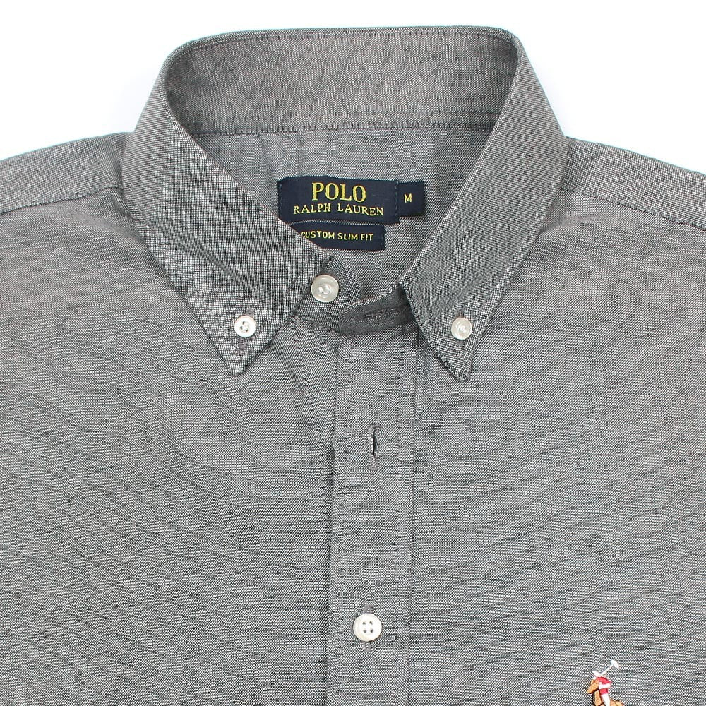 RL Grey R Embroidered logo Casual Shirt