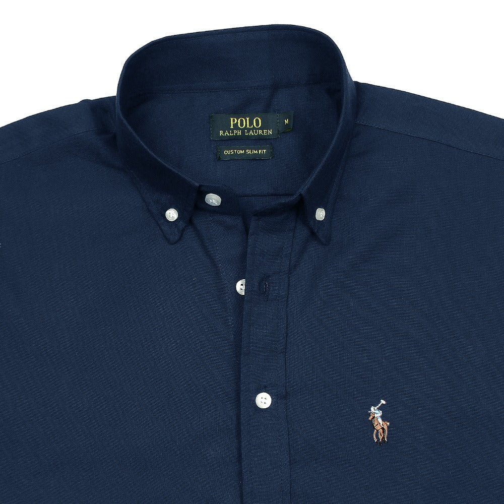 RL Navy B Embroidered logo Casual Shirt