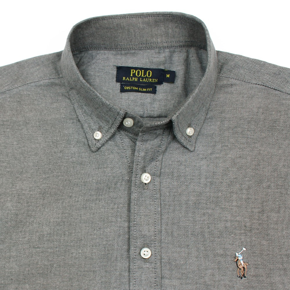RL Grey B Embroidered logo Casual Shirt