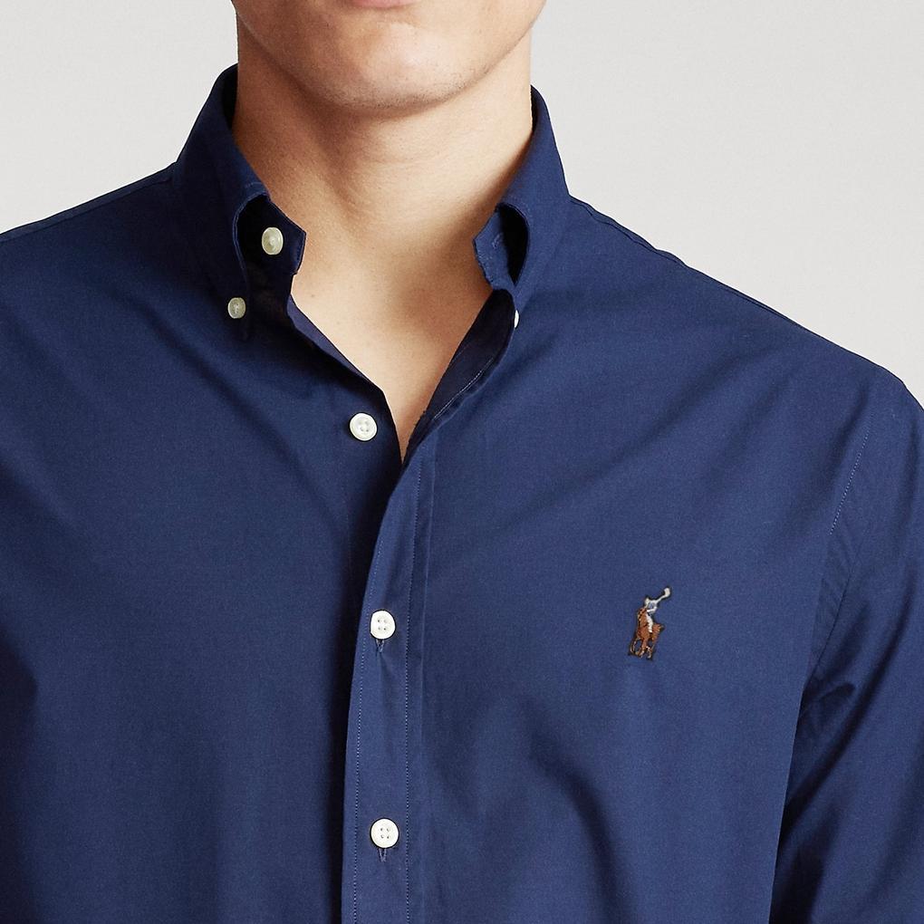 RL Navy Blue embroidered logo Casual Shirt