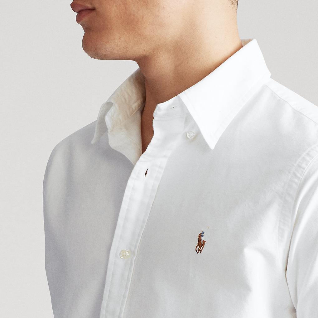 RL White embroidered logo Casual Shirt