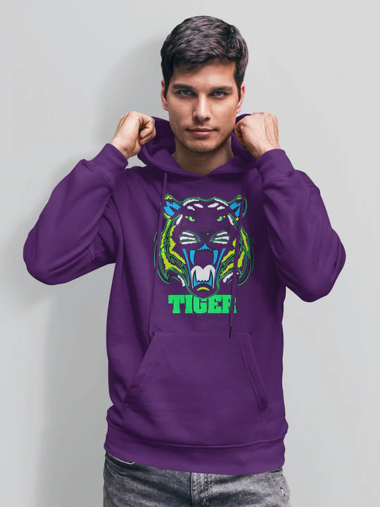 Purple Tiger Hoodie